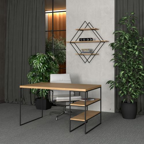 Письмовий стіл GoodsMetall з поличками 1200х600х750 ПС71 Письмовий стіл GoodsMetall з поличками 1200х600х750 ПС71