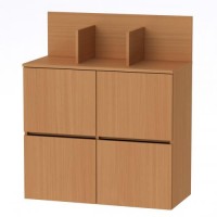 Тумба навісна МГ-5 Компаніт Бук (85,2х40х100,4 см) Тумба навісна МГ-5 Компаніт Бук (85,2х40х100,4 см)