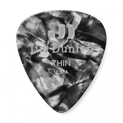 Медіатори Dunlop 483P02TH Genuine Celluloid Black Pearloid Thin Player's Pack (12 шт.) Медіатори Dunlop 483P02TH Genuine Celluloid Black Pearloid Thin Player's Pack (12 шт.)