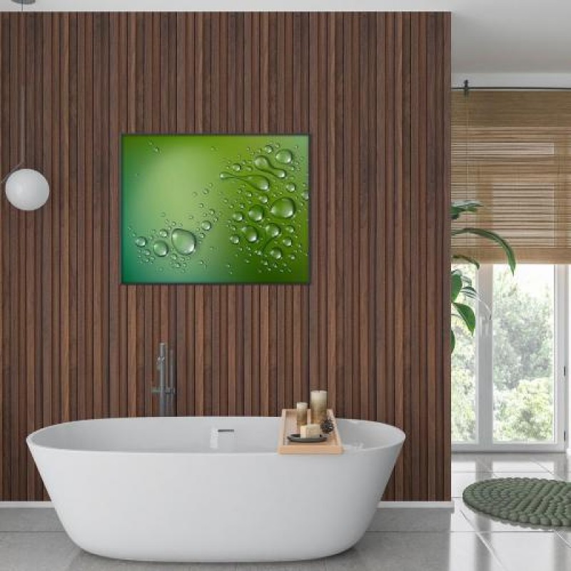 Декоративна стінова рейка Sticker Wall 160*23*3000мм (D) SW-00001536 Коричнева