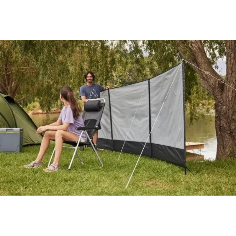 Тент екран для захисту від вітру Rocktrail 5х1.4 м Сірий (IAN445229 grey)
