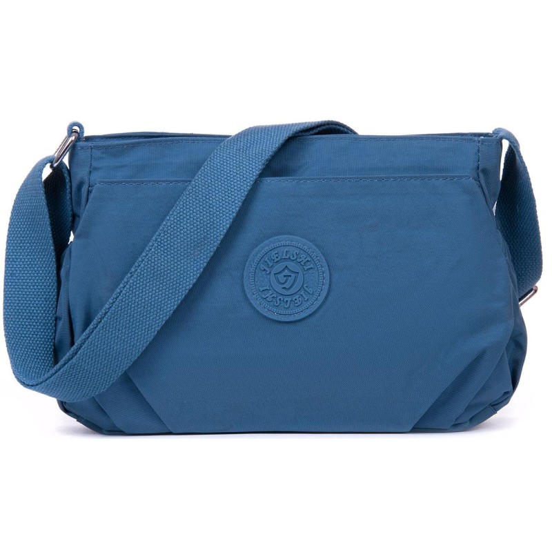 Жіноча сумка на плече JIELSHI LANH6-31 28х17х11 см Синій (2446121278)