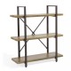 Стелаж для зберігання в стилі Loft Чорний NS-1808 1230x900x300 мм