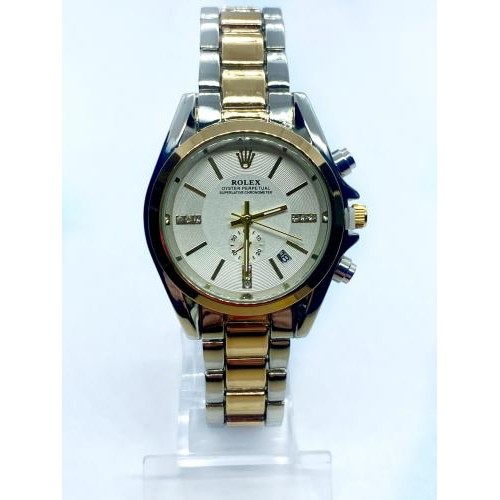 Наручний годинник жіночий No Brand Rolex Золотисто-срібний (IBW900SYO) Наручний годинник жіночий No Brand Rolex Золотисто-срібний (IBW900SYO)