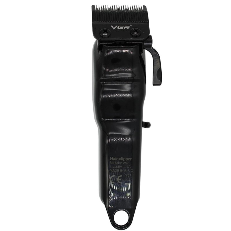Машинка для стрижки волосся VGR V-282 LED-дисплей акумуляторна Black