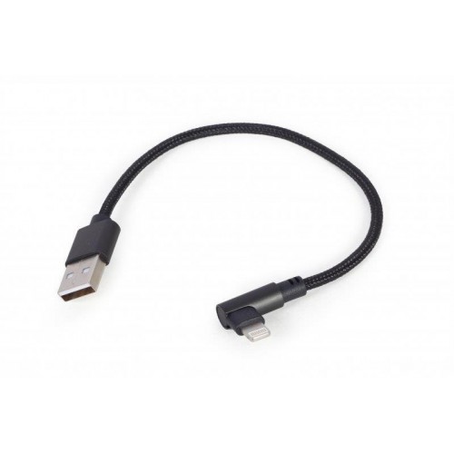 Кабель Cablexpert (CC-USB2-AMLML-0.2M), USB2.0 BM - Lightning, 0.2м, чорний в інтернет супермаркеті PbayMarket!
