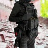 Тактичний підсумок для Бічних Бронеплит BroniQ Cordura 600D Чорний