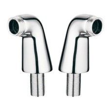 Комплект (2 шт) перехідників для установки змішувача в акрилову ванну ZERIX LR77 (ZX2637)