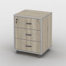 Тумба офісна Тиса Мебель ТМ-132 Сонома 55x35x35 см