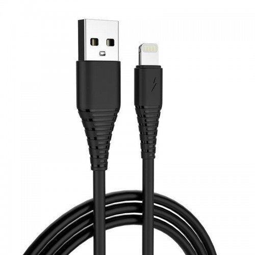 Кабель ColorWay USB-Lightning (PVC), 2.4А, 1м, Black (CW-CBUL024-BK) в інтернет супермаркеті PbayMarket!
