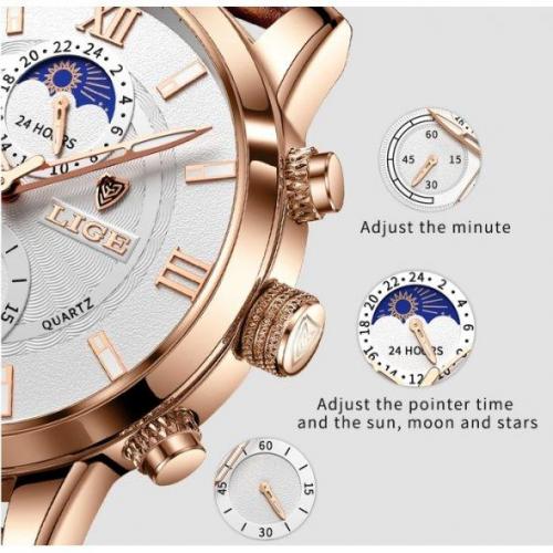 Годинник наручний Lege Signature Коричневий Годинник наручний Lege Signature Коричневий