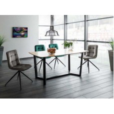 Обідній стіл у стилі Loft NS-1165 780x1600x700 мм Черный