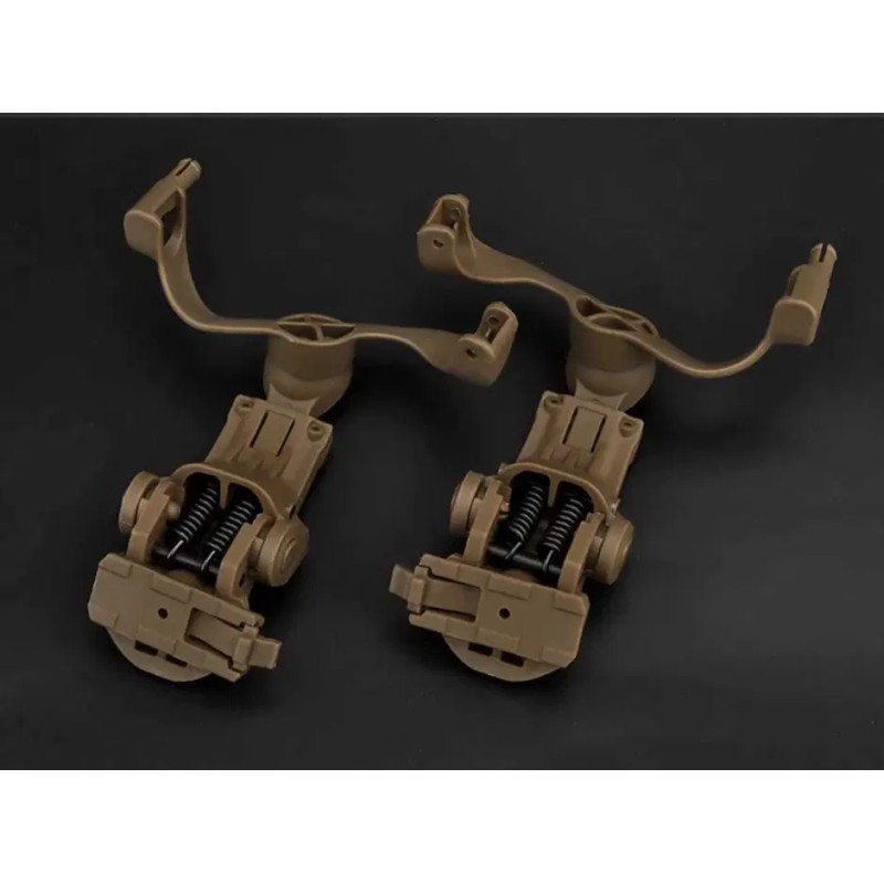 Універсальний адаптер для кріплення активної гарнітури на рейки шолома OPS Core Пісочний