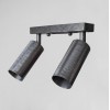 Світильник у стилі лофт MSK Electric Tube спот із поворотним механізмом NL 1105-2 SILVER