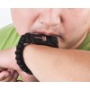 Браслет кресало свисток паракорд для виживання туристичний тактичний Paracord 24,5*2,5 см чорний ( X7-022 )