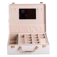 Кейс-органайзер для прикрас YIWU 24x18.5x8.5 см Білий (HP-5-15W)