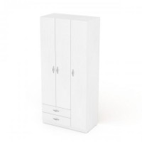 Шафа для речей 13 Компанит білий