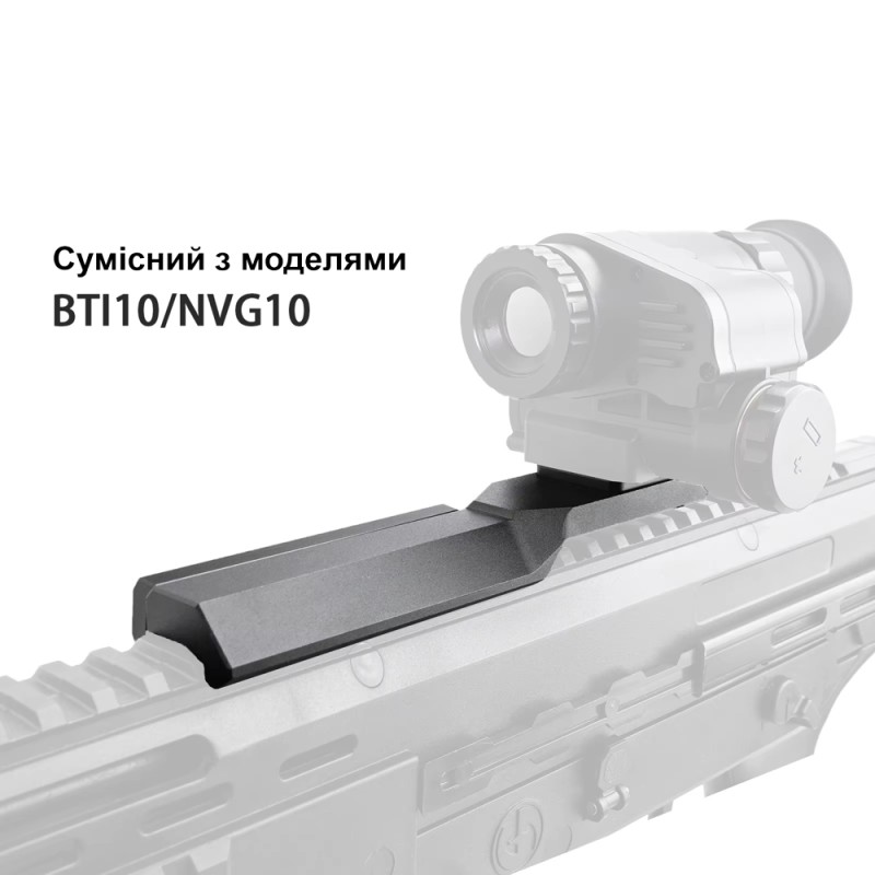 Кріплення на планку Пікатіні для тепловізора Binock 150 x 30 x 16 мм (101126)