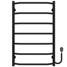 Рушникосушарка електрична Трапеція П7 500х800 Deffi Чорний EF16 (C.TR.80.50.7.E.B.R.5)