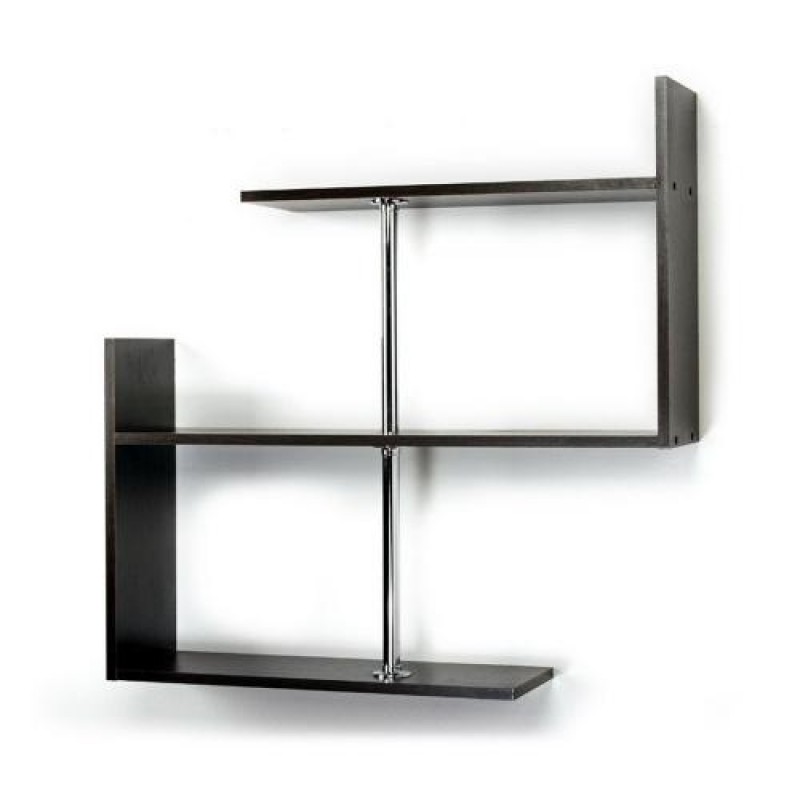 Полиця навісна Тиса Мебель П-6 Венге 846x220x832 мм