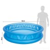 Дитячий надувний басейн Intex 58431-1 «Літаюча тарілка» 188 х 46 см з кульками 10шт (hub_p7nb19)