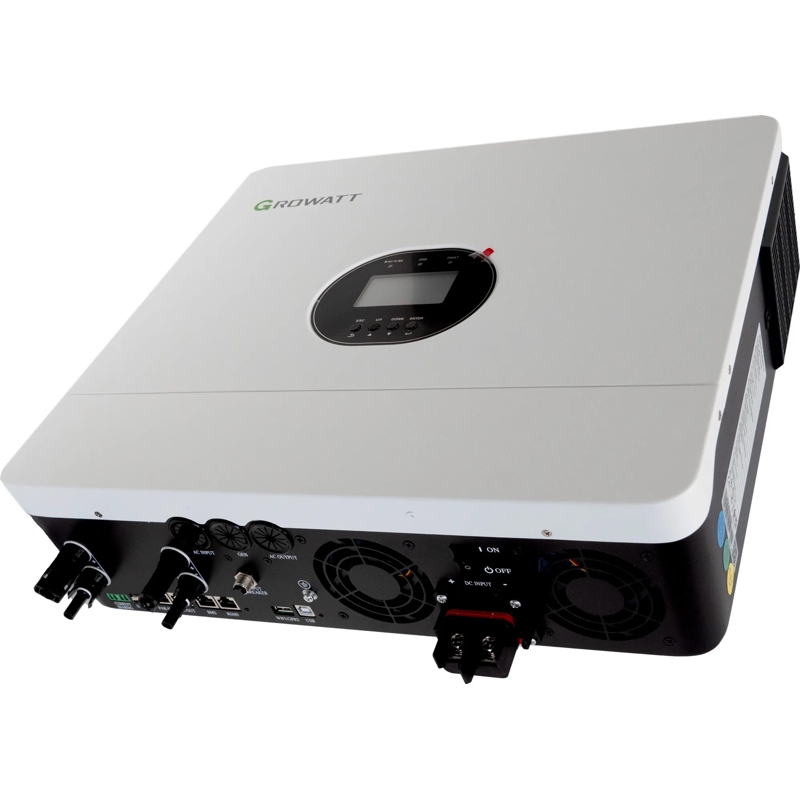 Автономний інвертор 6 кВт сонячний off-grid Growatt SPF 6000 ES PLUS, 6000W 48V 100A