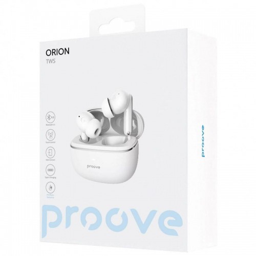Бездротові TWS навушники Proove Orion White (1608020)