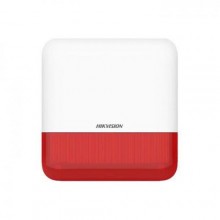 Бездротова вулична сирена Hikvision DS-PS1-E-WE-Red (червона)