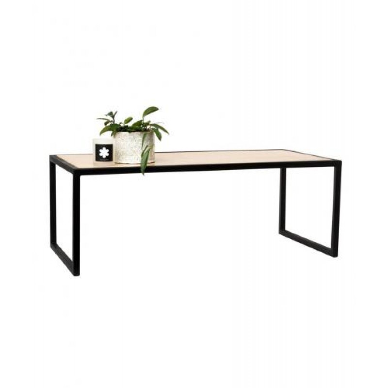 Кавовий журнальний столик у стилі Loft NS-483 430x1100x580 мм Черный