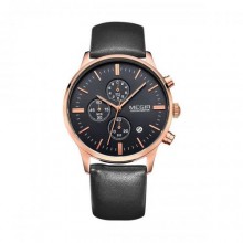 Годинник Megir Gold Black MG2011 (ML2011GBK-1N0)