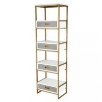 Стелаж для зберігання в стилі Loft Золотий NS-1924 1730x500x320 мм Стелаж для зберігання в стилі Loft Золотий NS-1924 1730x500x320 мм