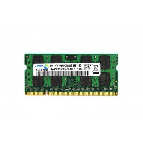 Оперативна пам'ять Samsung SODIMM DDR2-800 2048MB PC2-6400 (M470T5663QZ3-CF7) Оперативна пам'ять Samsung SODIMM DDR2-800 2048MB PC2-6400 (M470T5663QZ3-CF7)