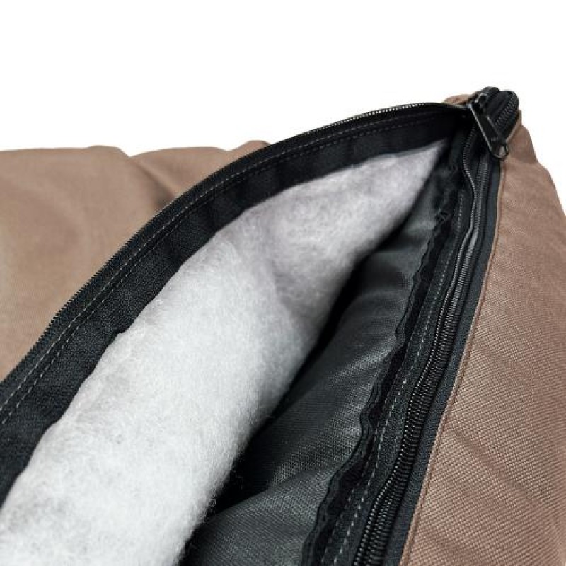 Лежак ліжко для собак всіх порід EGO Bosyak Waterproof 2XL 115х95 Кава з молоком (спальне місце для великих собак)