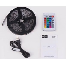 Стрічка світлодіодна з пультом Hoco DL30 RGB 4 м Чорний (2382866768)