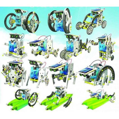 Конструктор на сонячних батареях Green Enegry Solar Robot робот 14 в 1