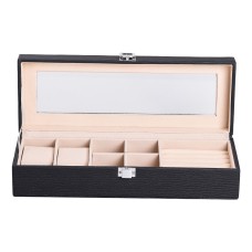 Скринька-органайзер для прикрас YIWU 31x11x8 см Чорний (HP-5-5B)