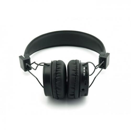 Бездротові Bluetooth навушники з MP3 плеєром Nia X3 Чорний (45379) Бездротові Bluetooth навушники з MP3 плеєром Nia X3 Чорний (45379)
