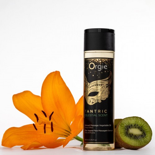 Масажна олія Orgie – Tantric Celestial Scent (200 мл), для тантричного масажу, зволоження Масажна олія Orgie – Tantric Celestial Scent (200 мл), для тантричного масажу, зволоження