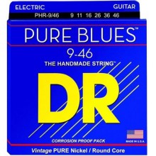 Струни для електрогітари DR PHR-9/46 Pure Blues Pure Nickel Light & Heavy Electric Strings 9/46