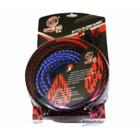 Набір проводів для підсилювача сабвуфера SOUND Tech 8GA 6м 1500W ART: 5600 (3_02414)