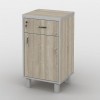 Тумба офісна Тиса Мебель ТМ-111 1 Сонома 76x35x40 см