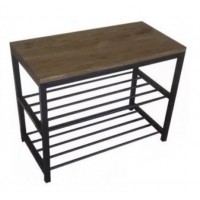 Тумба для передпокою в стилі Loft NS-2094 680x600x300 мм Черный Тумба для передпокою в стилі Loft NS-2094 680x600x300 мм Черный