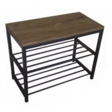 Тумба для передпокою в стилі Loft NS-2094 680x600x300 мм Черный