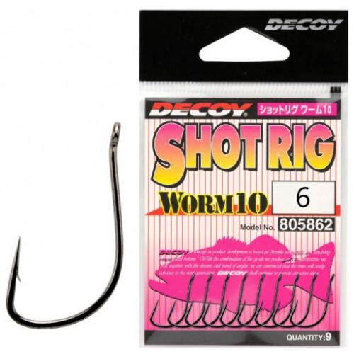 Гачок Decoy Worm 10 Shot Rig #06 9 шт/уп (1013-1562.09.40) Гачок Decoy Worm 10 Shot Rig #06 9 шт/уп (1013-1562.09.40)
