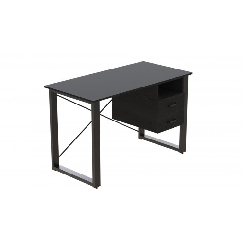 Письмовий стіл із ящиками Ferrum-decor Оскар 750x1200x600 метал Чорний ДСП Сосна Кембра 16 мм (OSK0003) в інтернет супермаркеті PbayMarket!