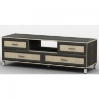 Тумба під телевізор Тиса Мебель ТВ-213 Венге Дуб молочний 44x45x180 см Тумба під телевізор Тиса Мебель ТВ-213 Венге Дуб молочний 44x45x180 см