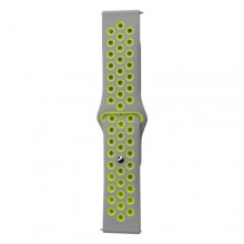 Ремінець Nikes Samsung Gear S3 22 mm Сіро-Салатовий