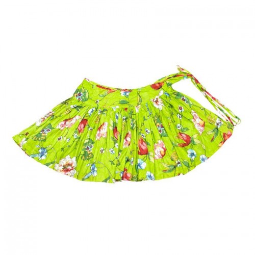 Спідниця Karma Poho Skirt Коттон На запах Квітковий принт Розмір S-М Зелений (24157) в інтернет супермаркеті PbayMarket!