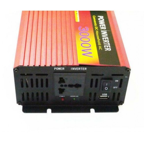 Перетворювач автомобільної напруги інвертор UKC AC/DC AR 3000W 12V (1756374643)