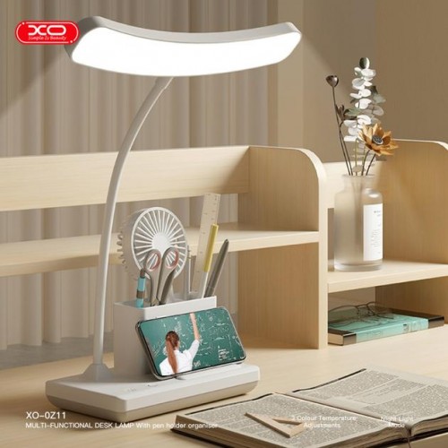 Акумуляторна настільна LED-лампа XO OZ11 2400 мАг 4W White (35799_3605214) Акумуляторна настільна LED-лампа XO OZ11 2400 мАг 4W White (35799_3605214)
